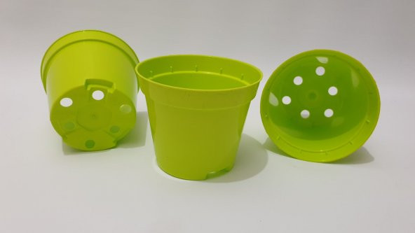 8 CM Sukulent - Menekşe Saksısı Renkli 50 adet - 6