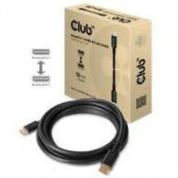 CLUB3D CAC-1069B DisplayPort 1.4 HBR3 8K Kablo M / M 4m / 13.12ft - 1