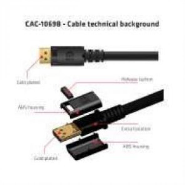 CLUB3D CAC-1069B DisplayPort 1.4 HBR3 8K Kablo M / M 4m / 13.12ft - 8