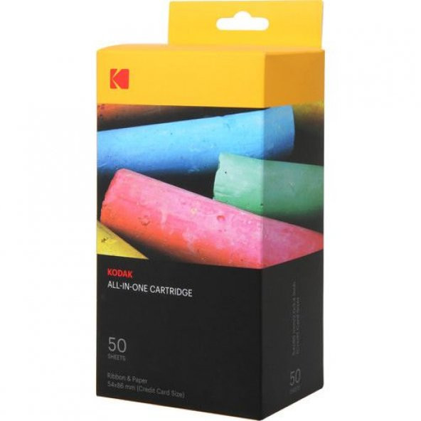 KODAK MSC50 Mini Shot ve Mini2 için 30 Adet Baskı Kağıdı ve Ribon