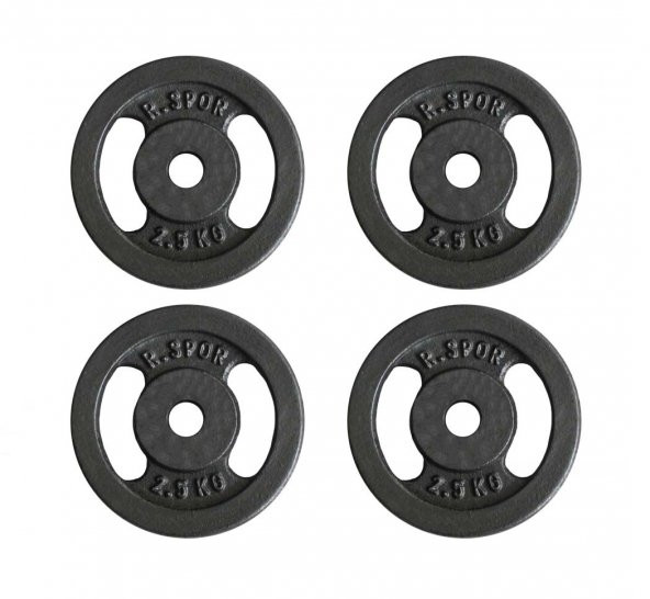 120 KG Demir Dokum Halter Dambıl Set, 2 Kısa + 160 CM Barlı - 8