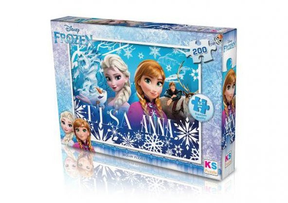200 Parça Disney Frozen Puzzle Ks Games Frozen Puzzle