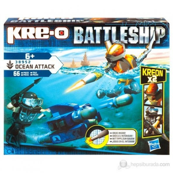 Kre-O Ocean Attack Lego Lisanslı (66 Parça)