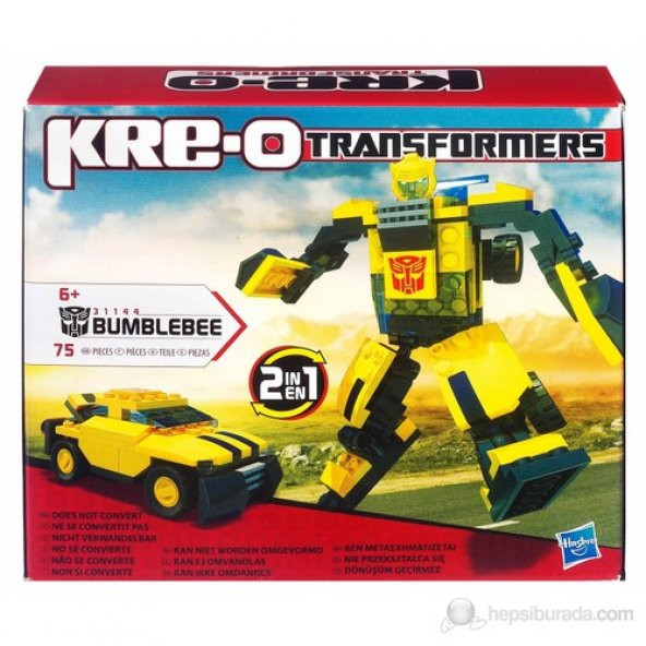 Kre-O Bumblebee Transformers Lego Lisanslı (75 Parça)
