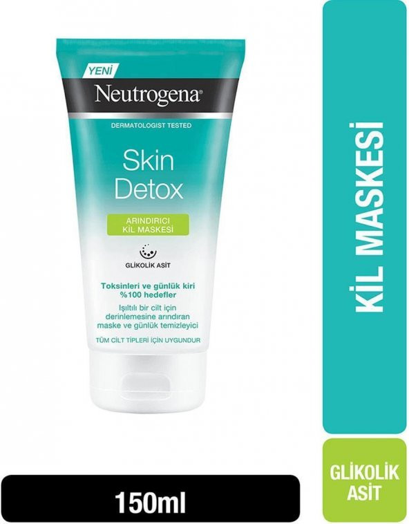 Neutrogena Skin Detox Arındırıcı Kil Maskesi 150 Ml