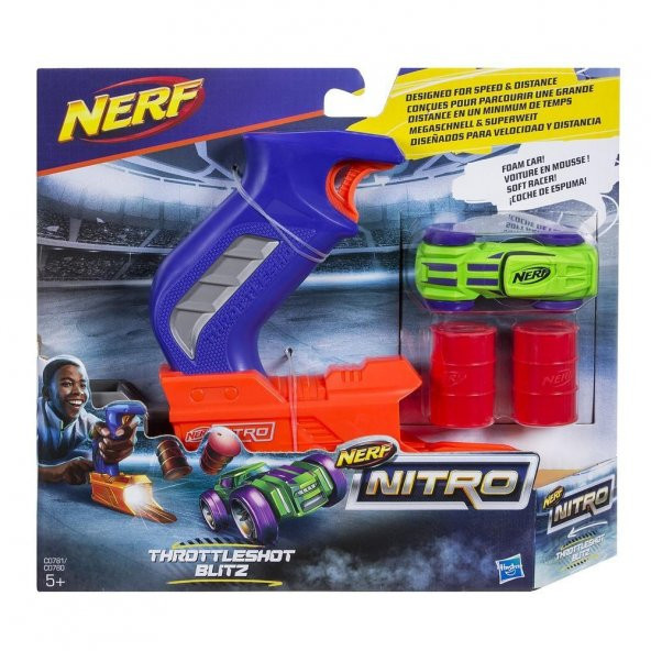 Nerf Nitro Throttleshot Blitz Mavi