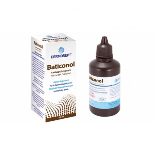 Baticon-Batikon-Baticonol Antiseptic Çözelti 100 ml DERMOSEPT marka
