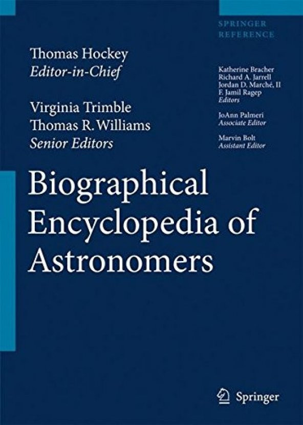 Biographical Encyclopedia Of Astronomers Volume:1-2
