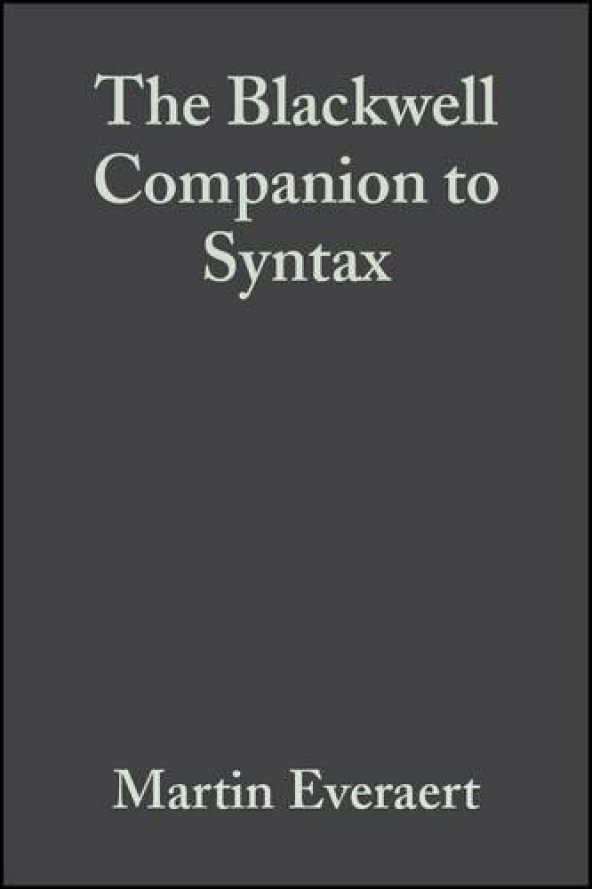 Blackwell Companion To Syntax The Vol. 2