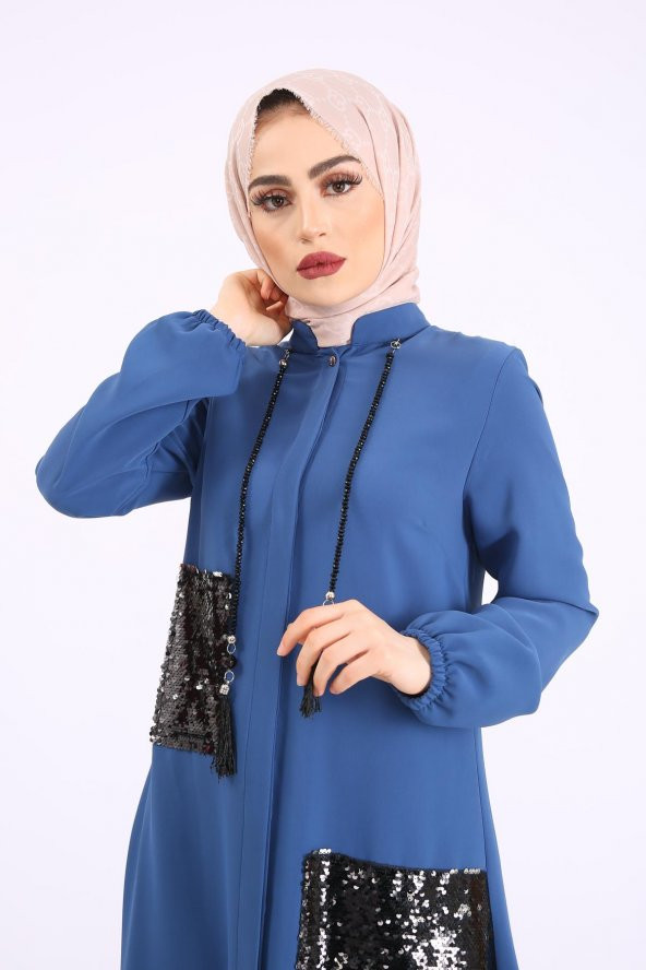 PUANE Kadın İndigo Tunik - 4