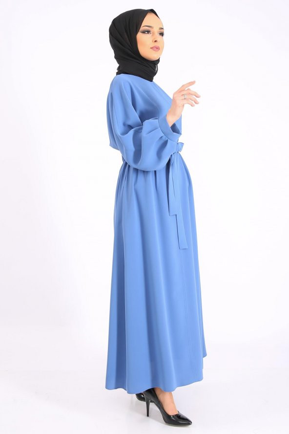 LOREEN Kadın İndigo Elbise - 5