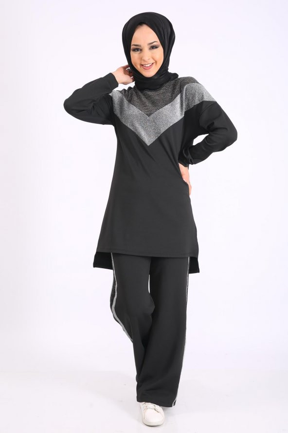 LOREEN Kadın Siyah Spor Takım - 3