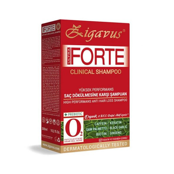 ZIGAVUS Forte Şampuan Yağlı Saçlar 300ml
