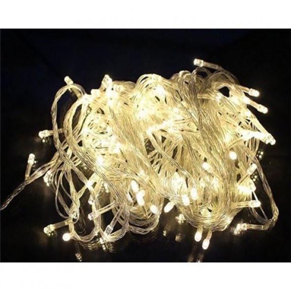 100 Ledli 8 Fonksiyonlu-Animasyonlu Dekor Lambası (Günışığı-Sarı)