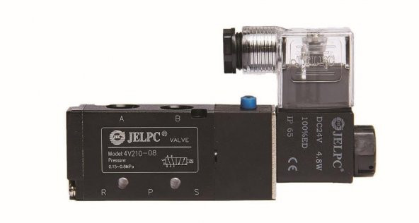 Jelpc 1/4-5/2 Bobin-Yay Valf 4V210-08 24VAC - 2