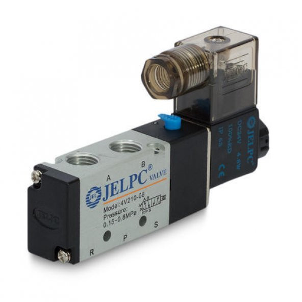 Jelpc 1/4-5/2 Bobin-Yay Valf 4V210-08 24VDC