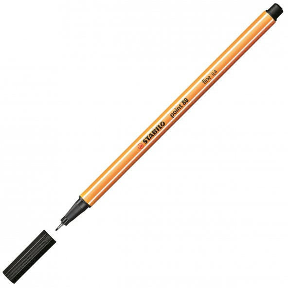 STABILO FINELINER KALEM SIYAH TEKLI (88/46) - Resim 2