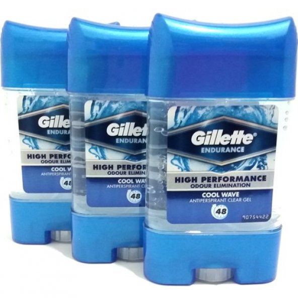 Gillette Cool Wave Clear Gel 70 ml 3lü Eko Set