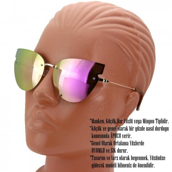 Daniel Klein Polarize Bayan Güneş Gözlüğü Kelebek Model - 7
