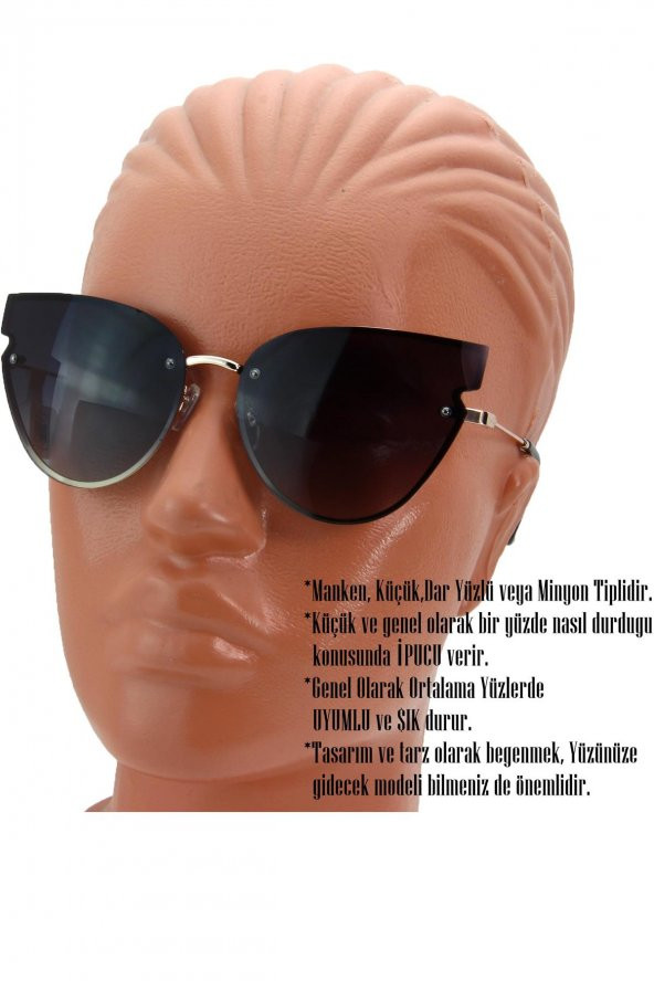 Daniel Klein Polarize Bayan Güneş Gözlüğü Kelebek Model - 11