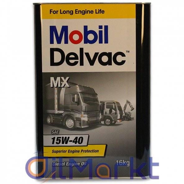 Mobil Delvac MX 15W-40 16 Kg Yüksek Performanslı Dizel Motor Yağı