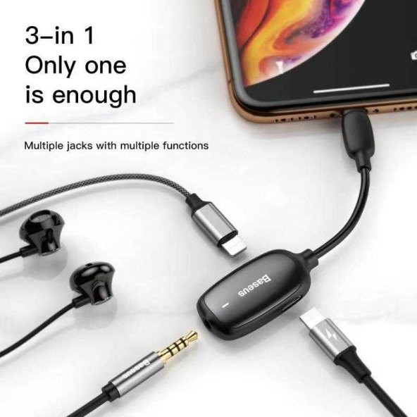 For İphone Kulaklık Ve Şarj Dönüştürücü Kablo Çıkış Çoğaltıcı