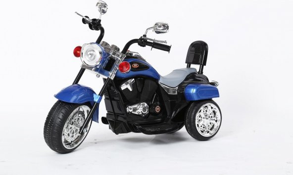 Babyhope Harley Akülü Çocuk Motoru TR-1501 Mavi