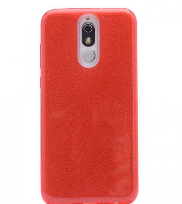 Huawei Mate 10 Lite Kılıf Zore Shining Silikon - Kırmızı