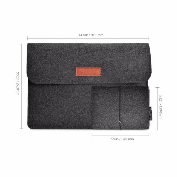dodocool DA98-1 13" Macbook Pro Macbook Air Laptop Taşıma Kılıfı - 7
