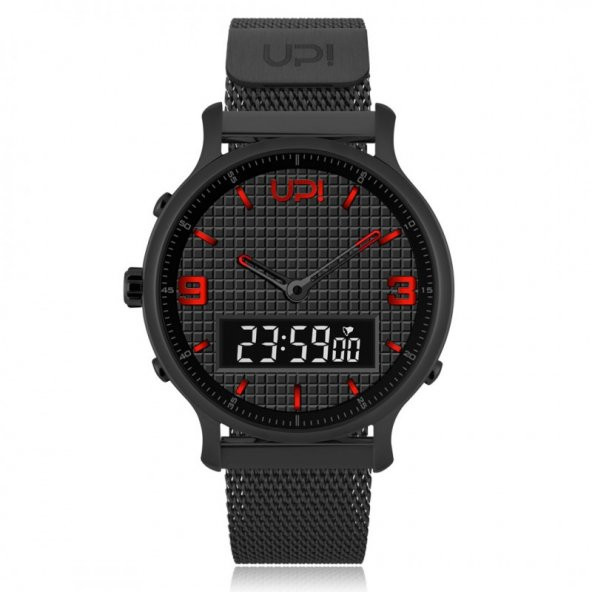 UPWATCH DOUBLE STEEL BLACK&RED