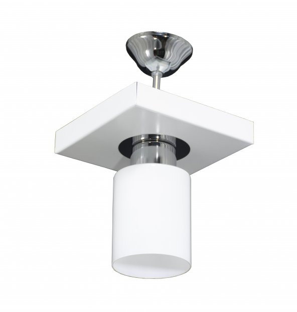 LAMBADAR TEKLİ KARE TEPSİ BEYAZ