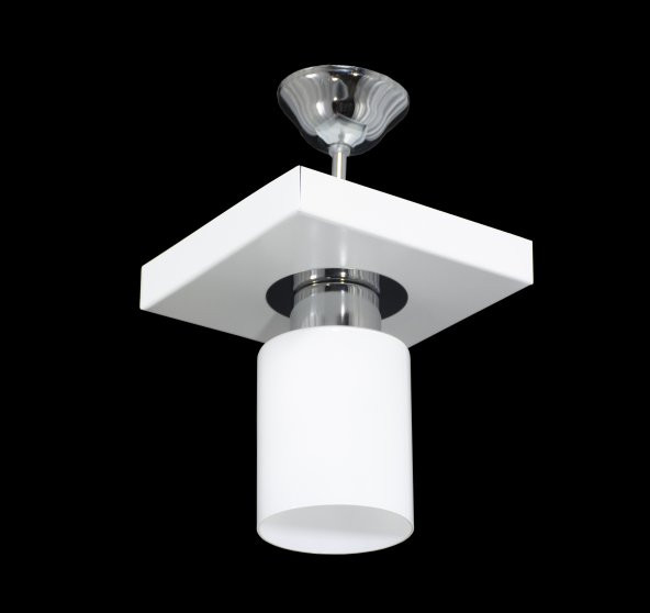 LAMBADAR TEKLİ KARE TEPSİ BEYAZ - 2