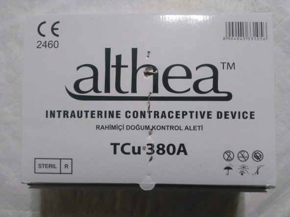 1 ADET ALTHEA T 380A MODEL GEBELİĞİ ÖNLEYİCİ STANDART RAHİM İÇİ DOĞUM KONTROL ALETİ(HORMONSUZ) - 3