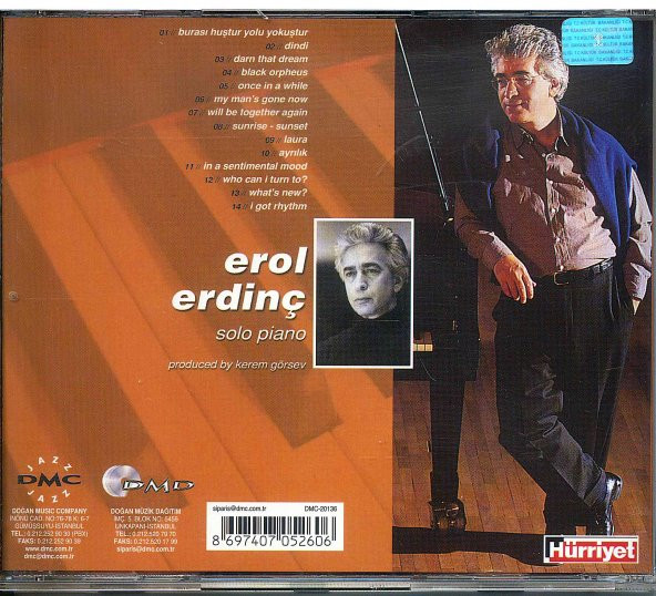 EROL DİNÇ-SOLO PİANO cd - 2