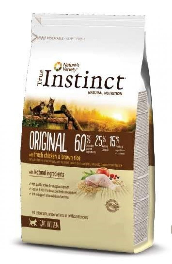 True Instinct Original Kitten Tavuklu Yavru Kedi Maması 1,25 Kg