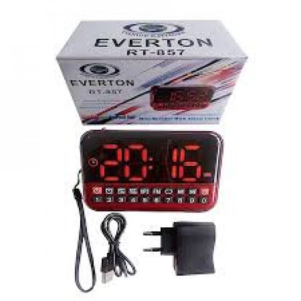 Mp3 Çalar Fm Radyo Müzik Kutusu Everton VT-3056 (Saat ve Alarm)
