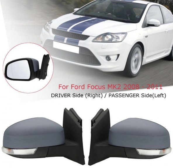 Dış Ayna Komple Focus Elektrikli Sinyalli SOL 2008-2011 - 1