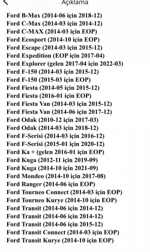 LASTİK BASINÇ SENSÖRÜ FORD COURIER - FOCUS III - KUGA RANGER - 2