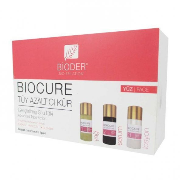 Bioder Biocure Tüy Azaltıcı Yüz Serumu 15 ml