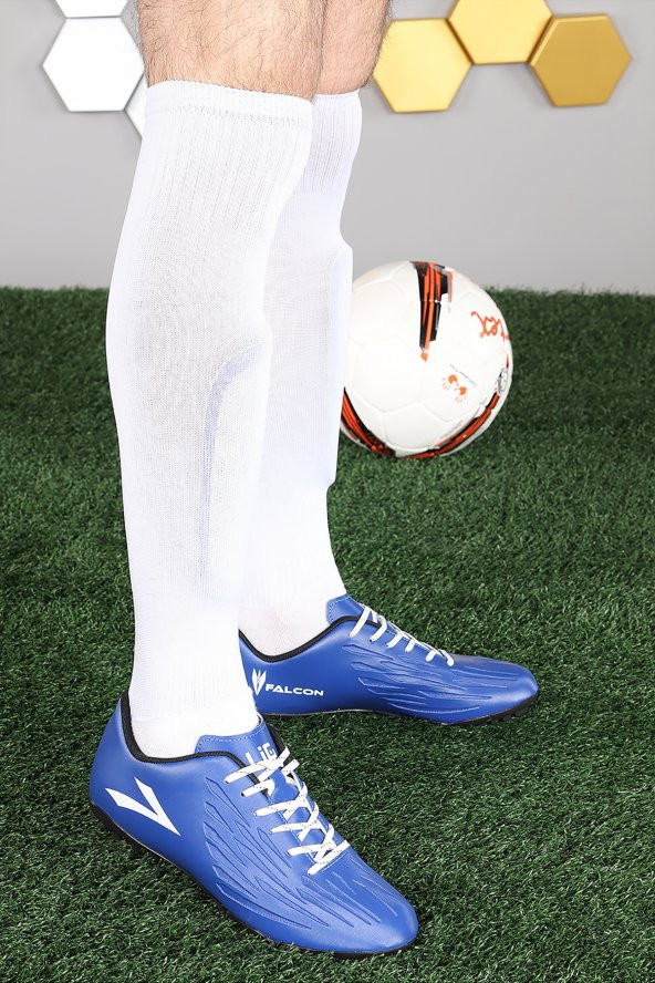 Lig Falcon Erkek Halı Saha Futbol Ayakkabısı Mavi