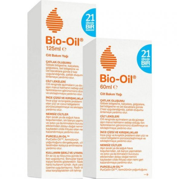 Bio-Oil Cilt Bakım Yağı 125 ml + 60 ml Set