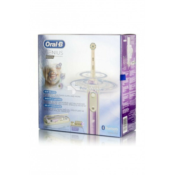 Oral-B Genius Pro 10000N Orchid Purple Şarj Edilebilir Diş Fırçası 2 BASLIKLI