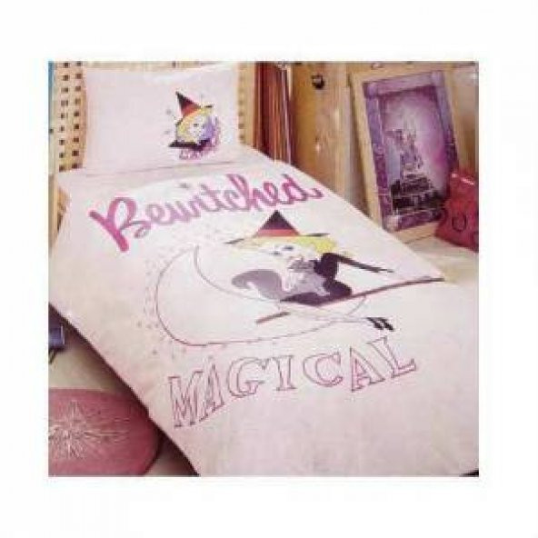 Taç Lisanslı Nevresim Takımı Bewitched Tatlı Cadı