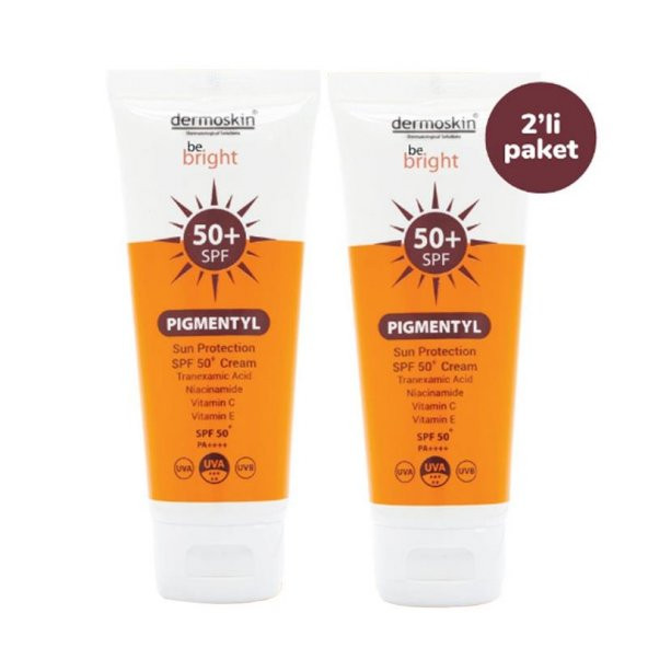 Dermoskin Be Bright Pigmentyl Spf50+ Güneş Kremi 75 ml 2 Adet