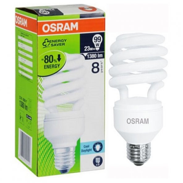 OSRAM 23W/865 E27 TASARRUFLU AMPUL 6500K BEYAZ