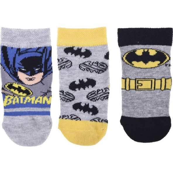 Batman Bebek 3lü Havlu Çorap 12524