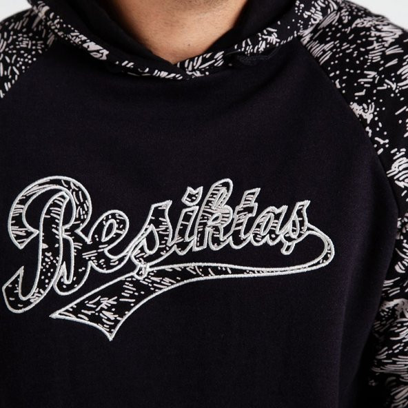 Kartal Yuvası Beşiktaş Kolej Eagle print Kpş. Erkek Sweatshirt - 2