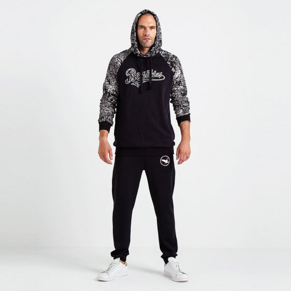 Kartal Yuvası Beşiktaş Kolej Eagle print Kpş. Erkek Sweatshirt - 3
