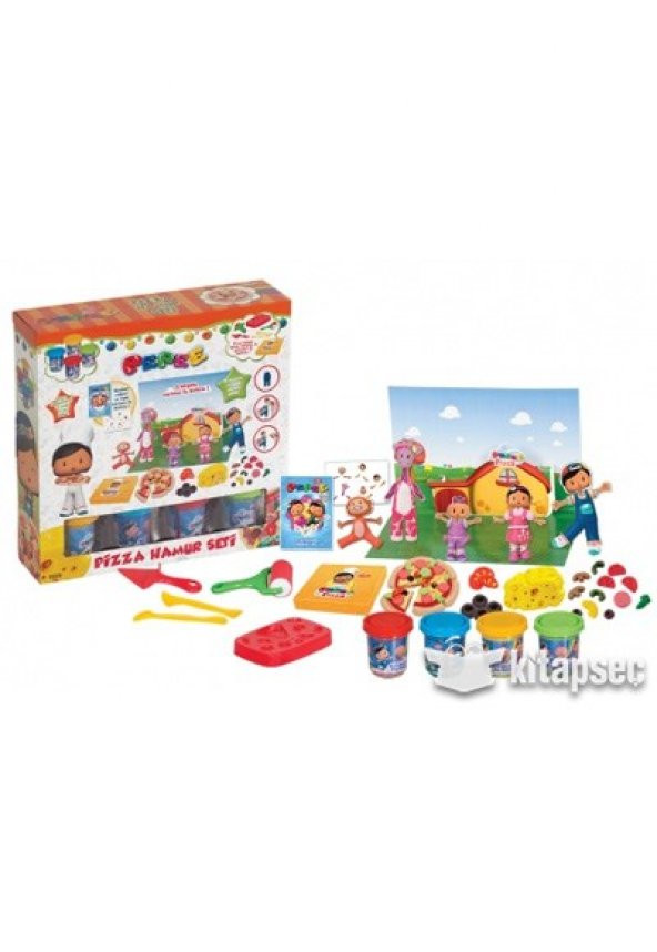 Eğitici Pepee Pizza Kalıplı Oyun Hamuru Seti 03270 Fentoys Eğitici Oyuncak Çocuk Aktivite Oyun Seti