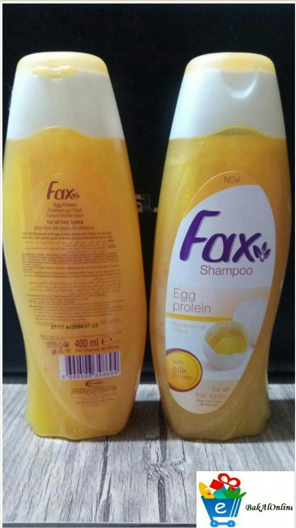 FAX 2Lİ ŞAMPUAN EGG PROTEİN 400ML - 3